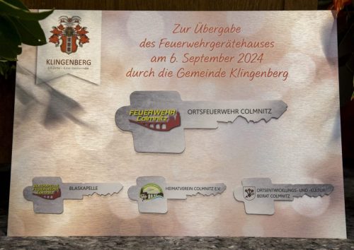 Gerätehauseinweihung